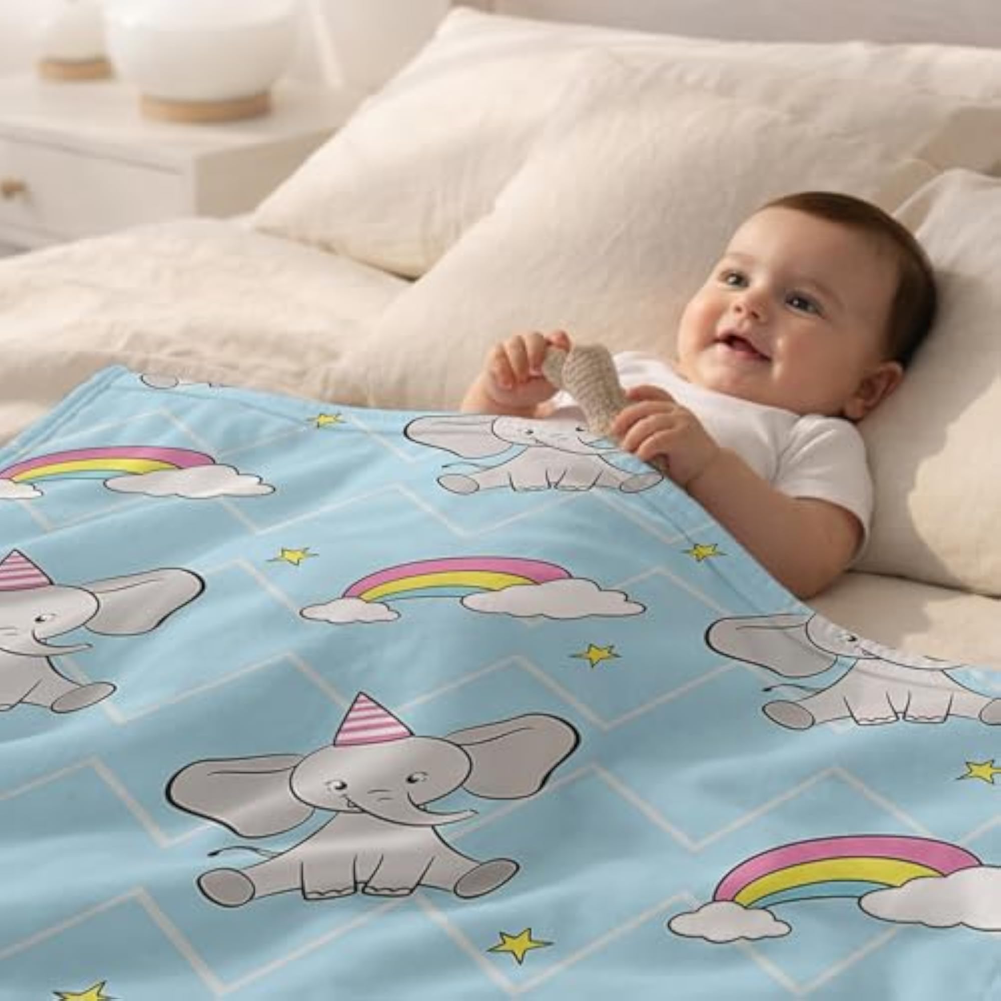Cotton Kids Dohar Double Bed Reversible AC Blanket